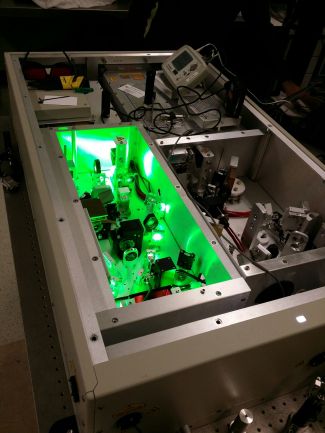 Image of the femtosecond laser